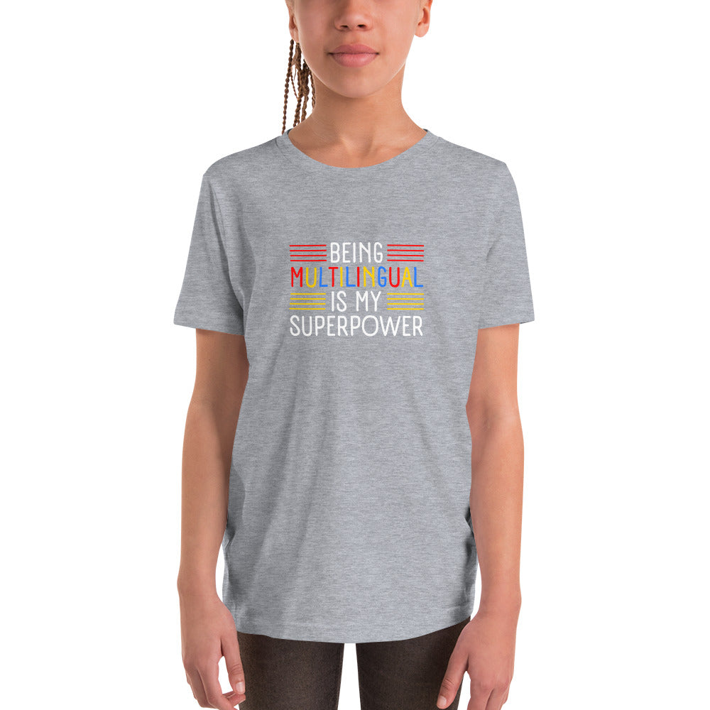 Multilingual Superpower Youth T-Shirt