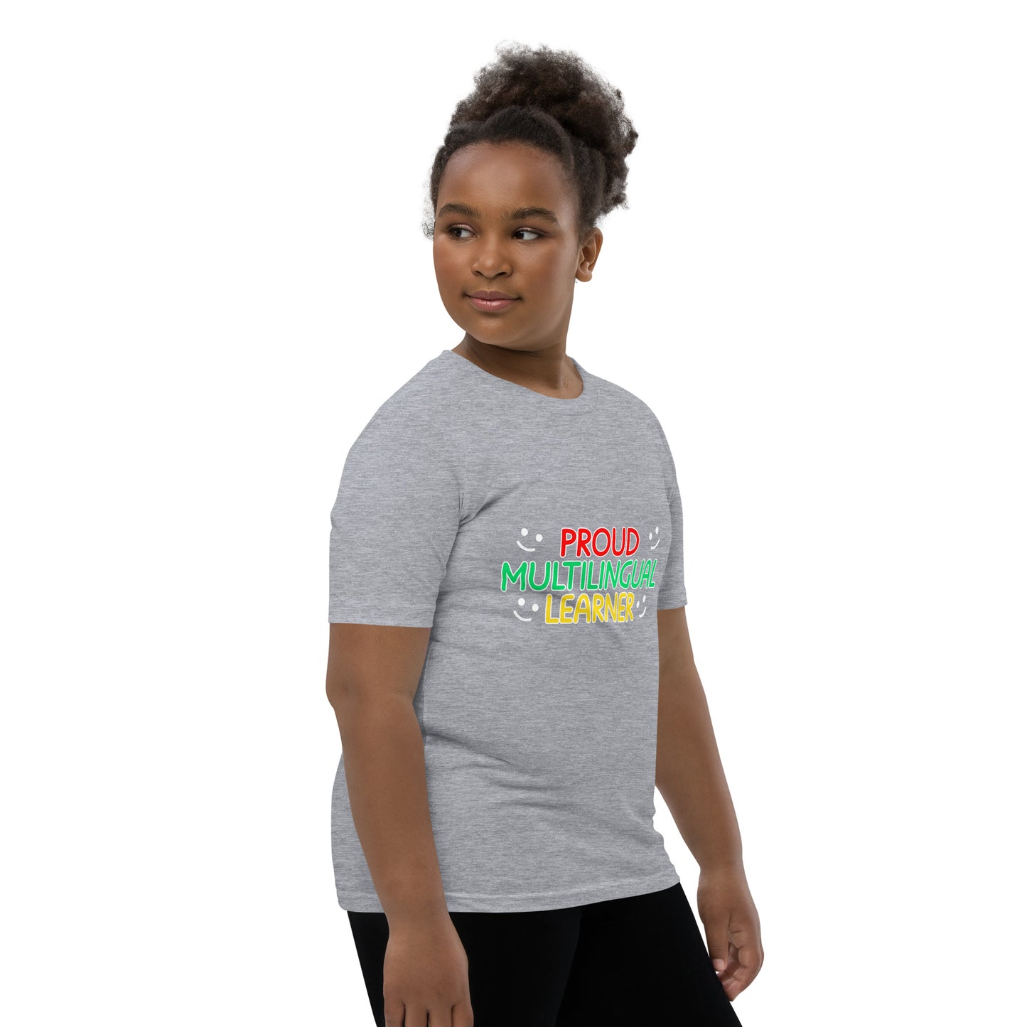 Proud Multilingual Youth Short Sleeve T-Shirt