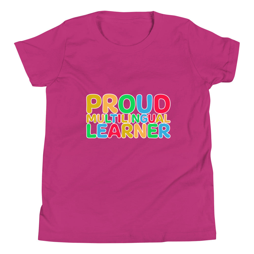 Proud Multilingual Youth Short Sleeve T-Shirt