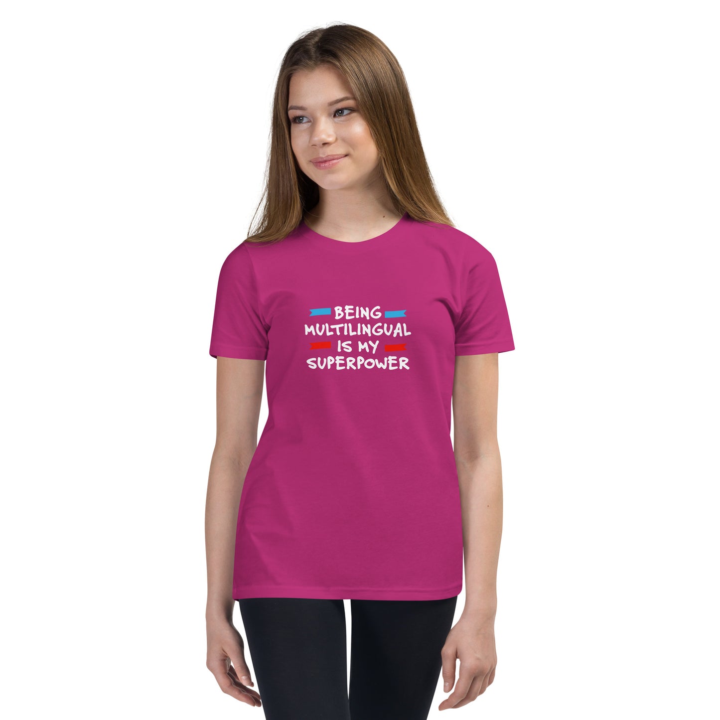 Multilingual Superpower Youth T-Shirt
