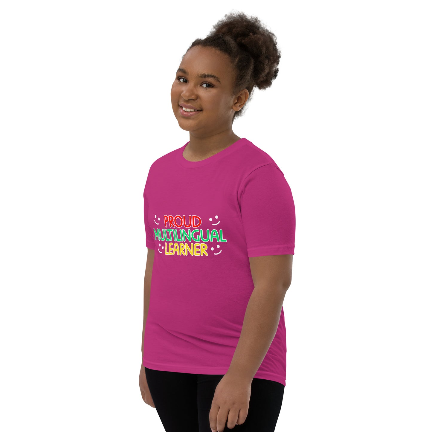 Proud Multilingual Youth Short Sleeve T-Shirt