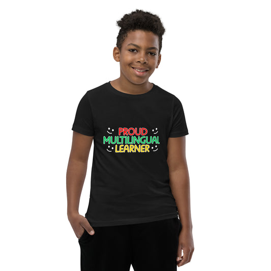 Proud Multilingual Youth Short Sleeve T-Shirt