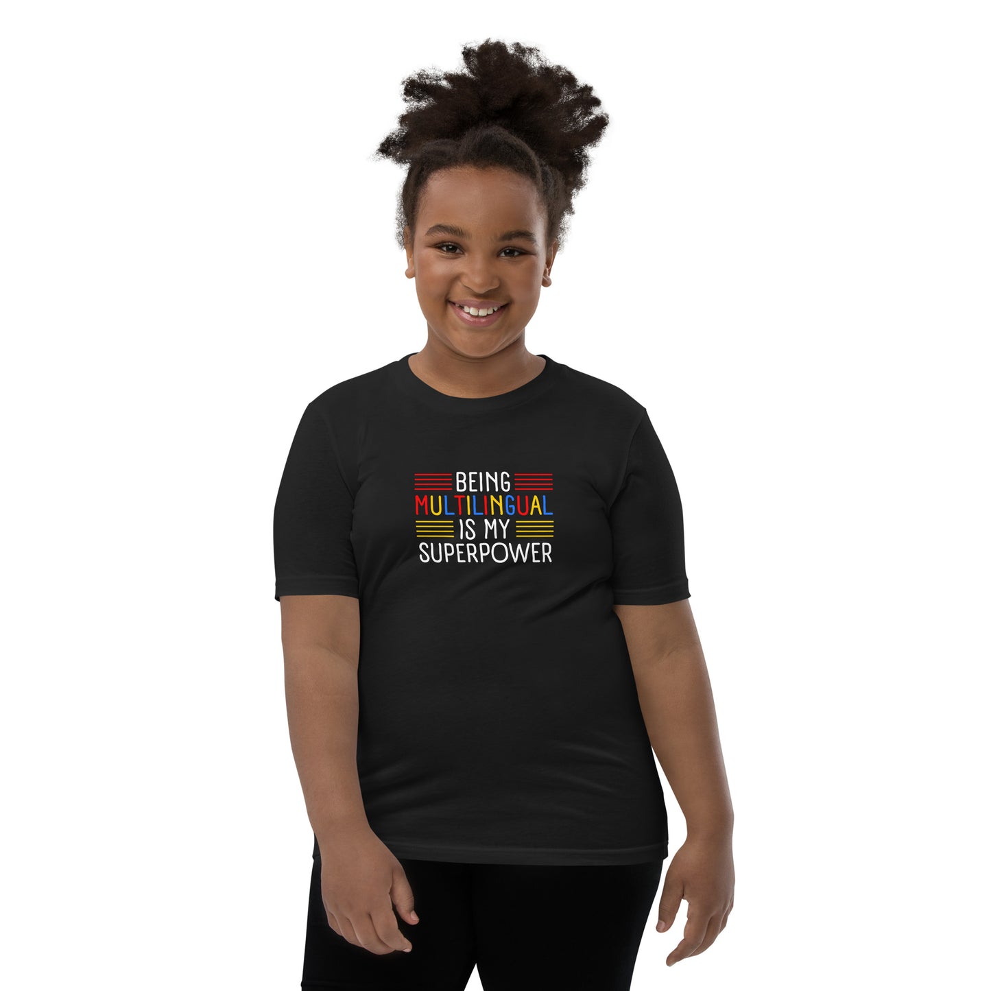 Multilingual Superpower Youth T-Shirt