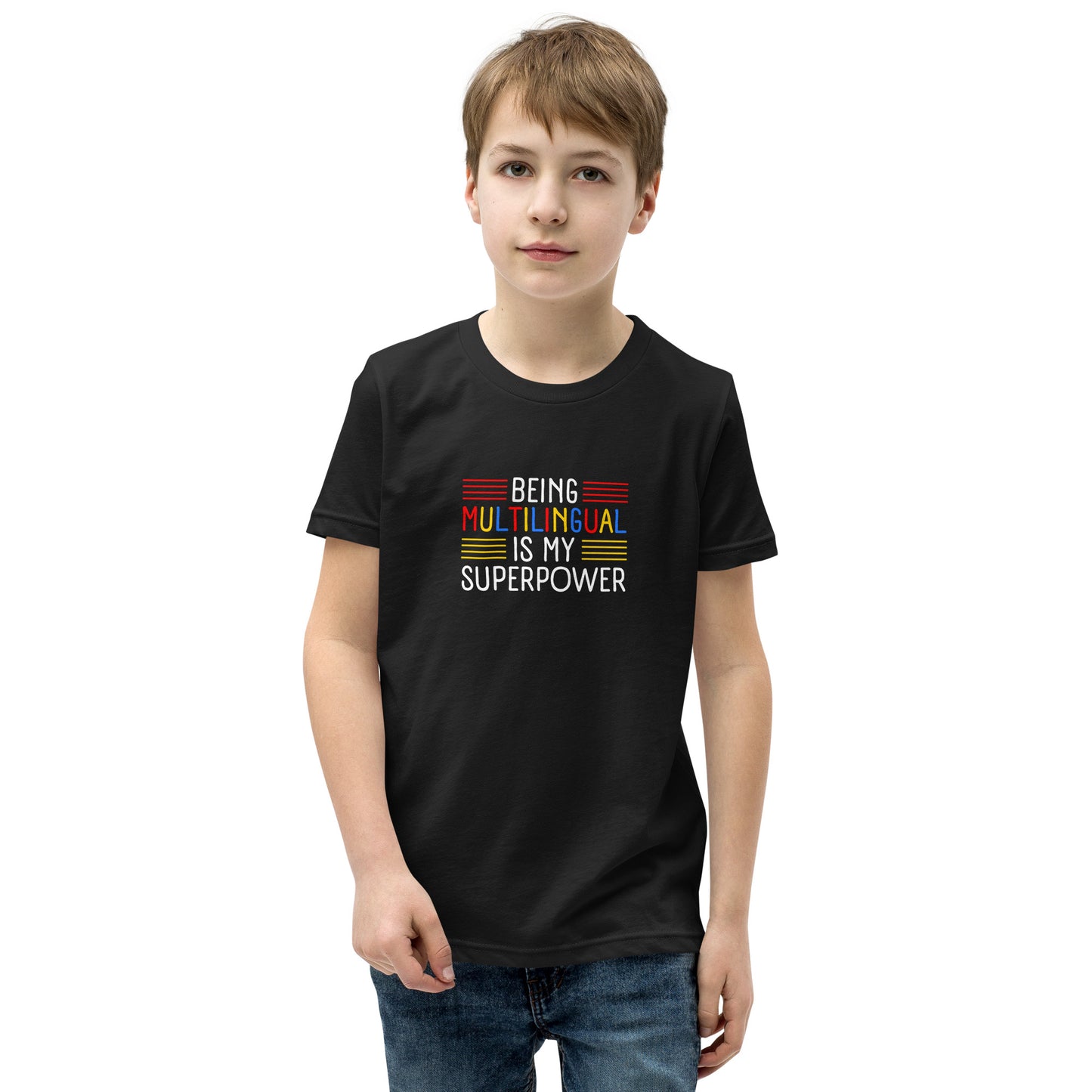 Multilingual Superpower Youth T-Shirt