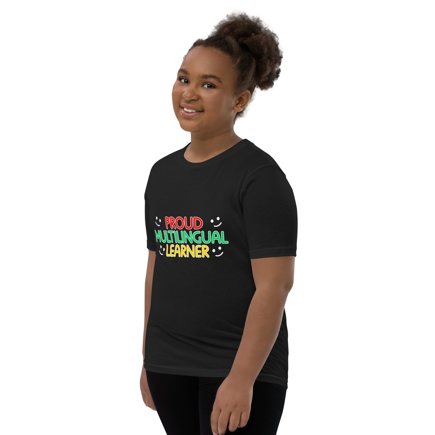 Proud Multilingual Youth Short Sleeve T-Shirt