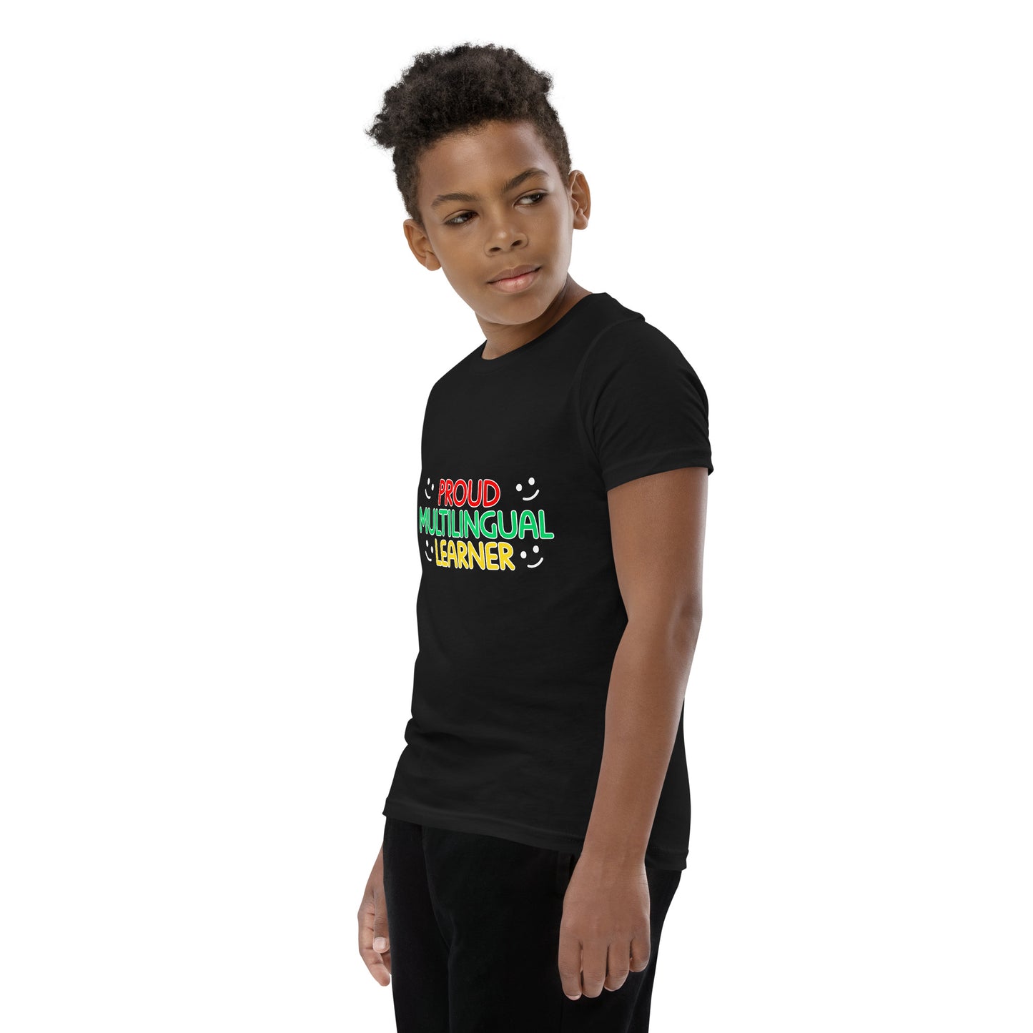 Proud Multilingual Youth Short Sleeve T-Shirt