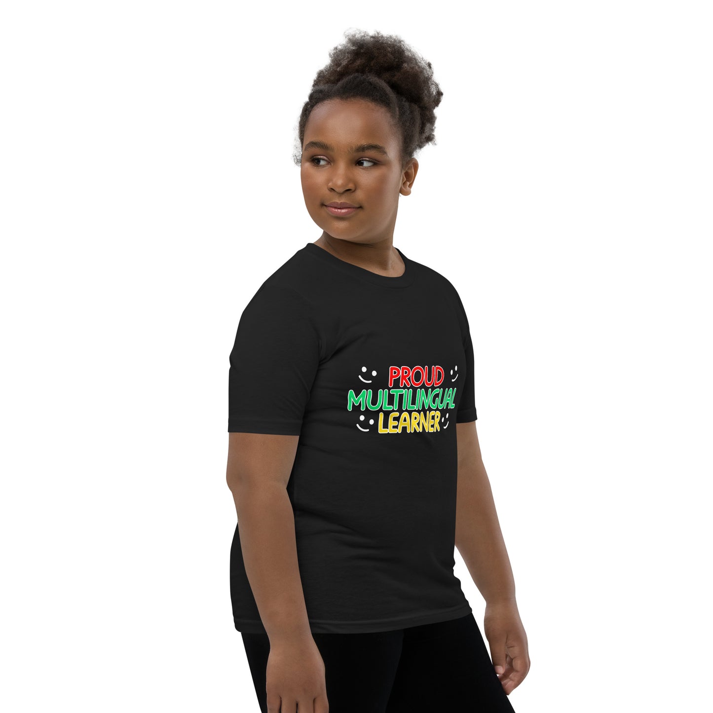 Proud Multilingual Youth Short Sleeve T-Shirt