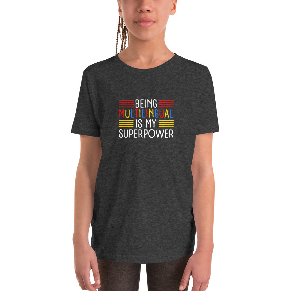 Multilingual Superpower Youth T-Shirt