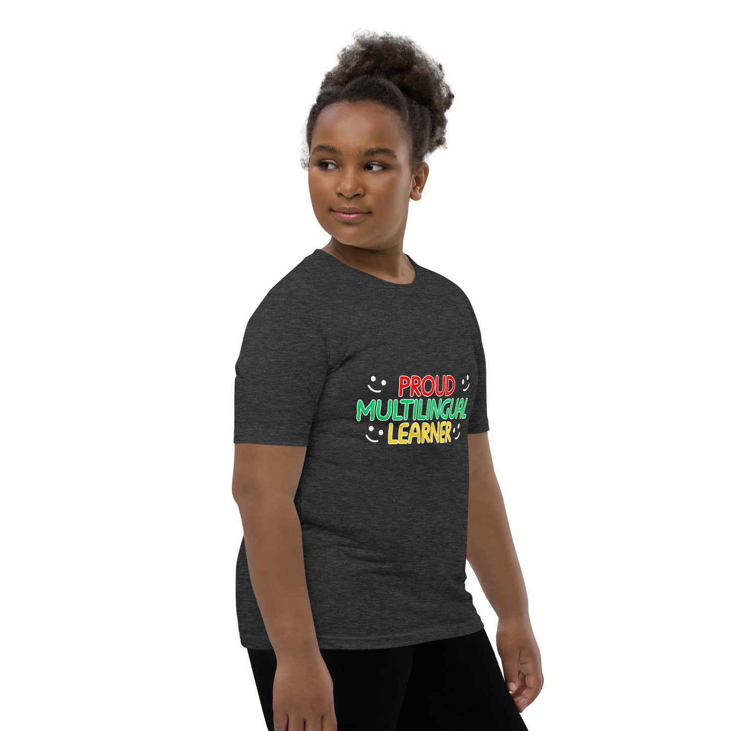 Proud Multilingual Youth Short Sleeve T-Shirt