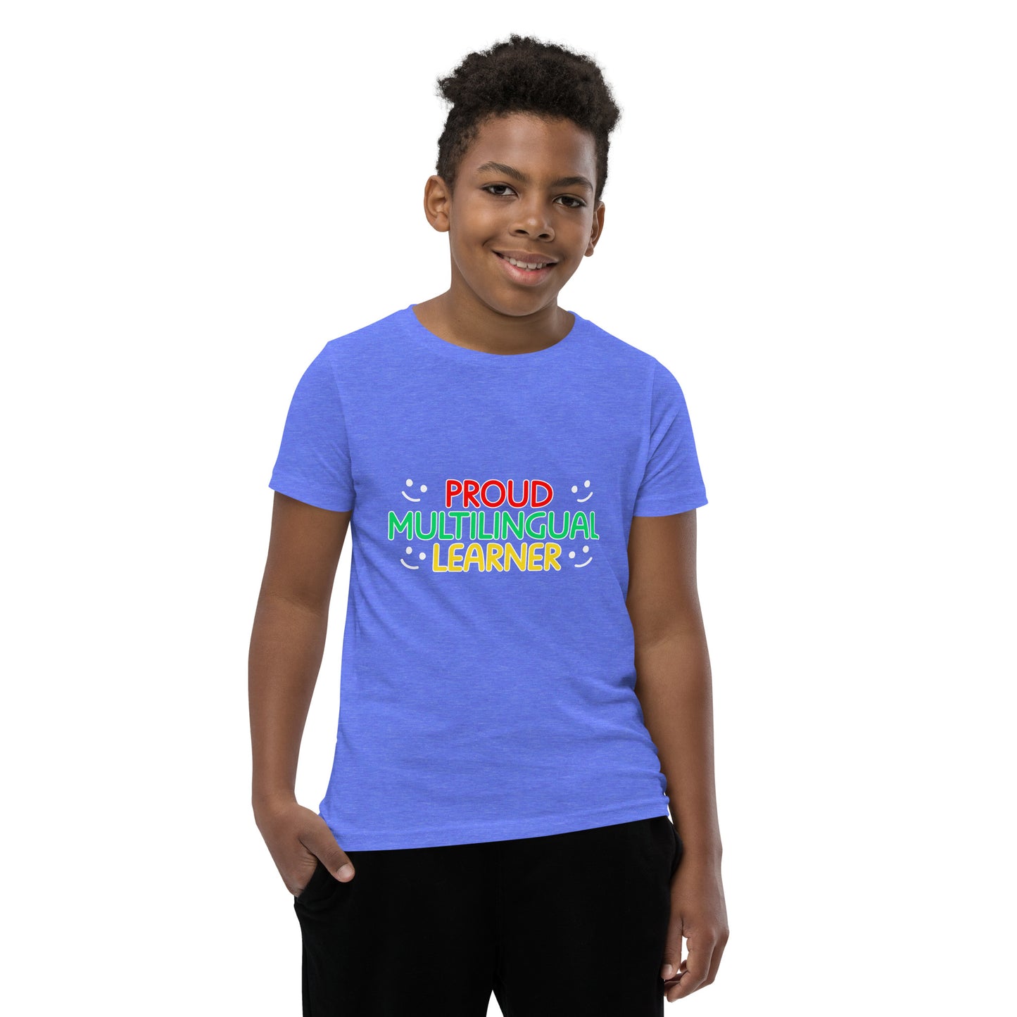 Proud Multilingual Youth Short Sleeve T-Shirt