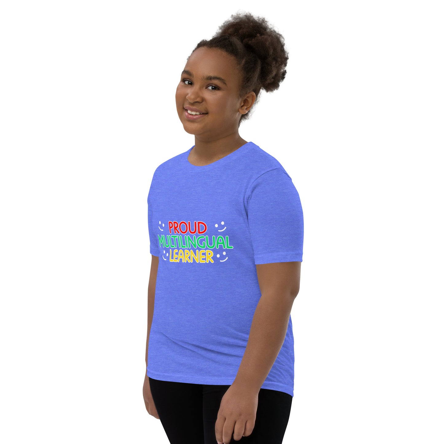 Proud Multilingual Youth Short Sleeve T-Shirt