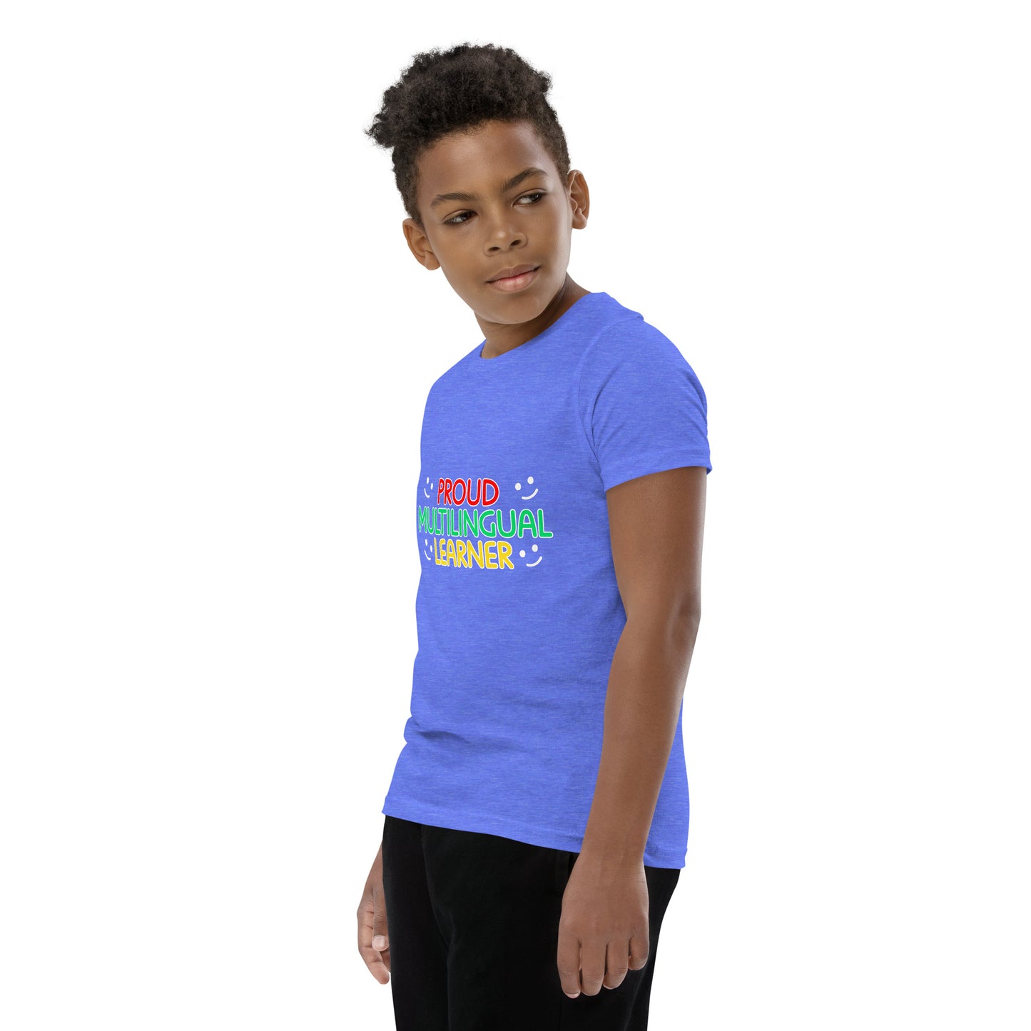 Proud Multilingual Youth Short Sleeve T-Shirt