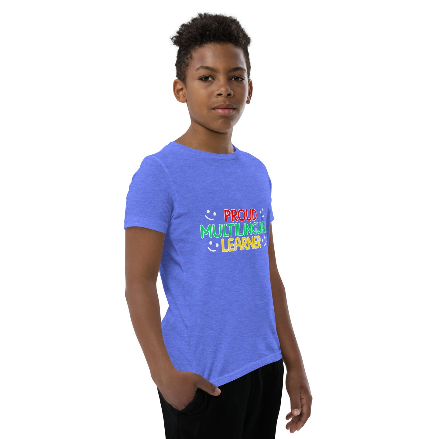 Proud Multilingual Youth Short Sleeve T-Shirt