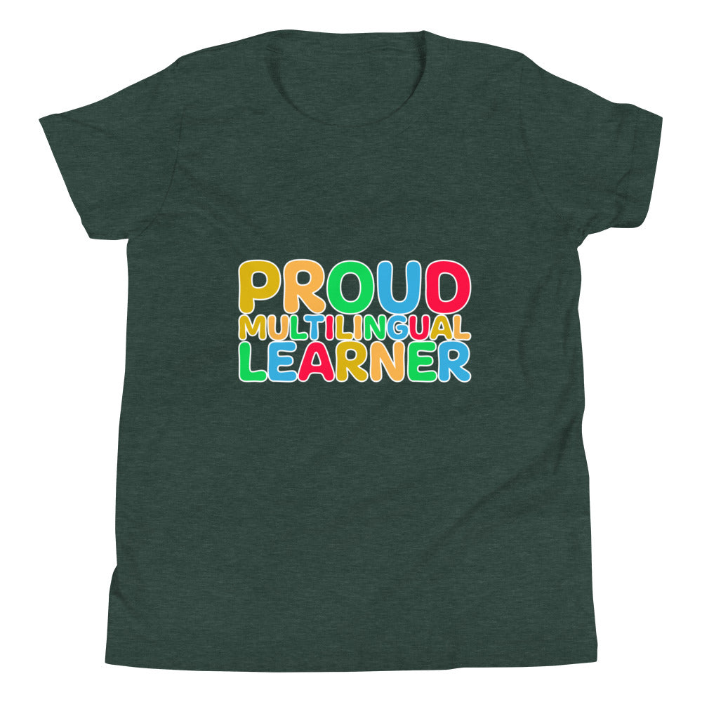 Proud Multilingual Youth Short Sleeve T-Shirt