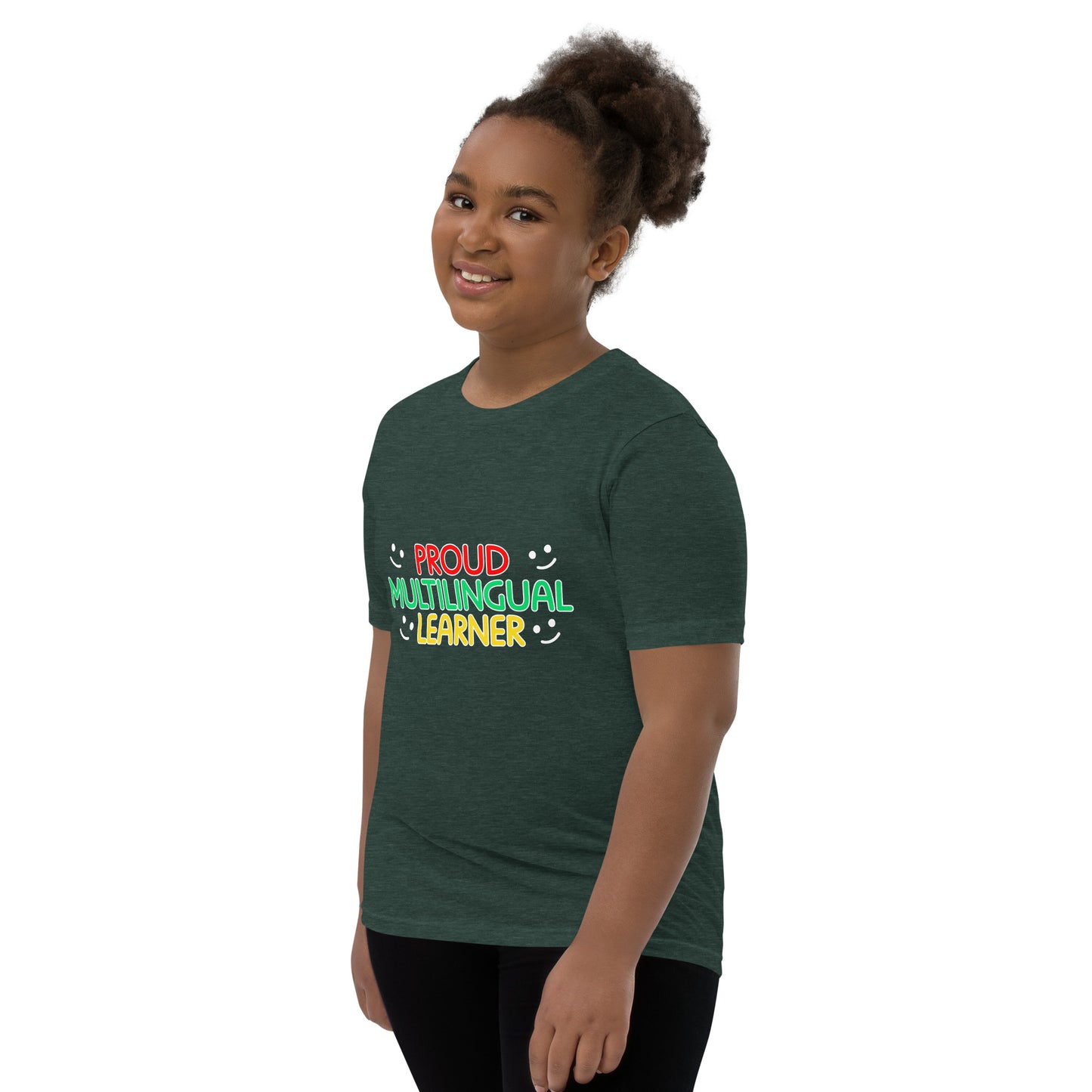 Proud Multilingual Youth Short Sleeve T-Shirt