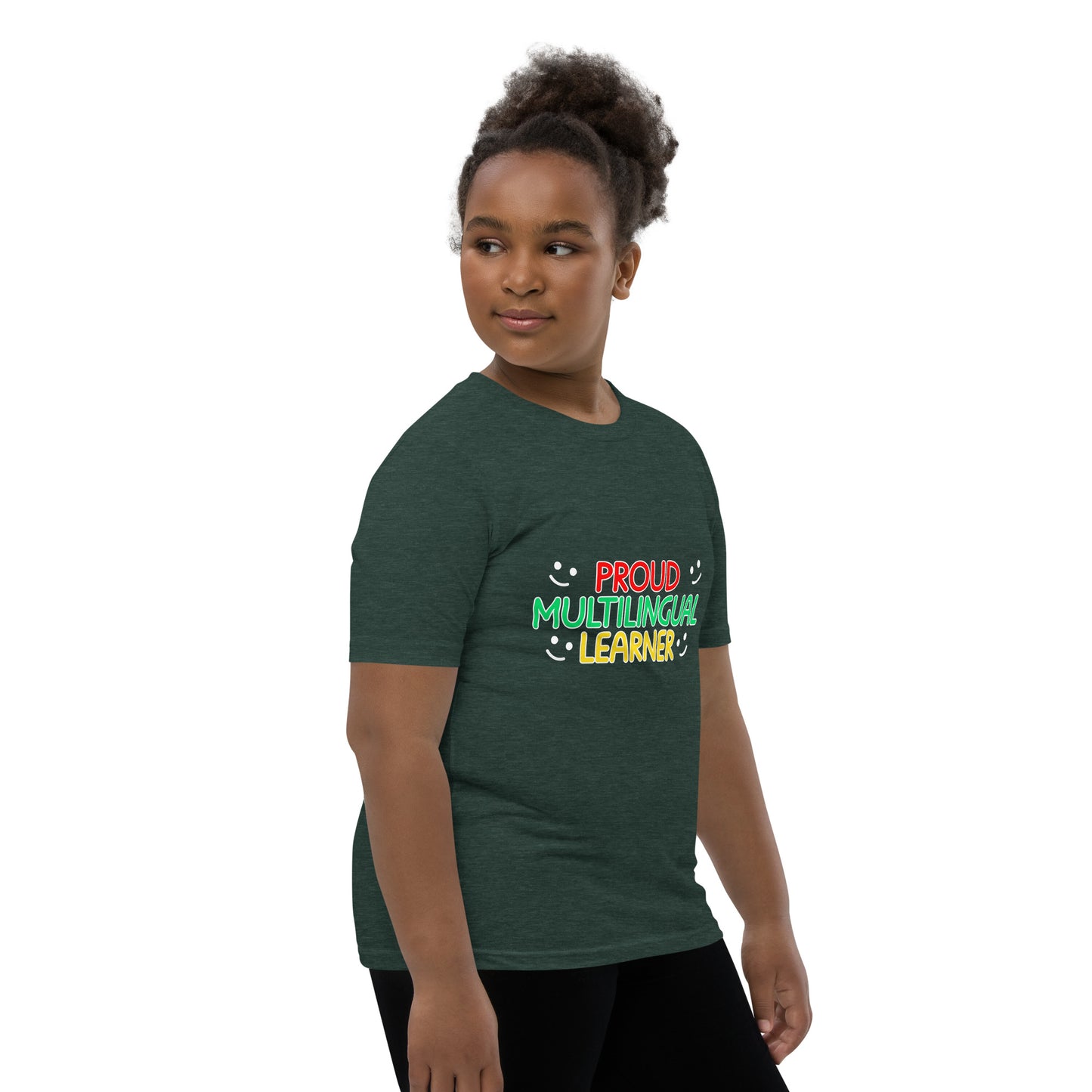 Proud Multilingual Youth Short Sleeve T-Shirt