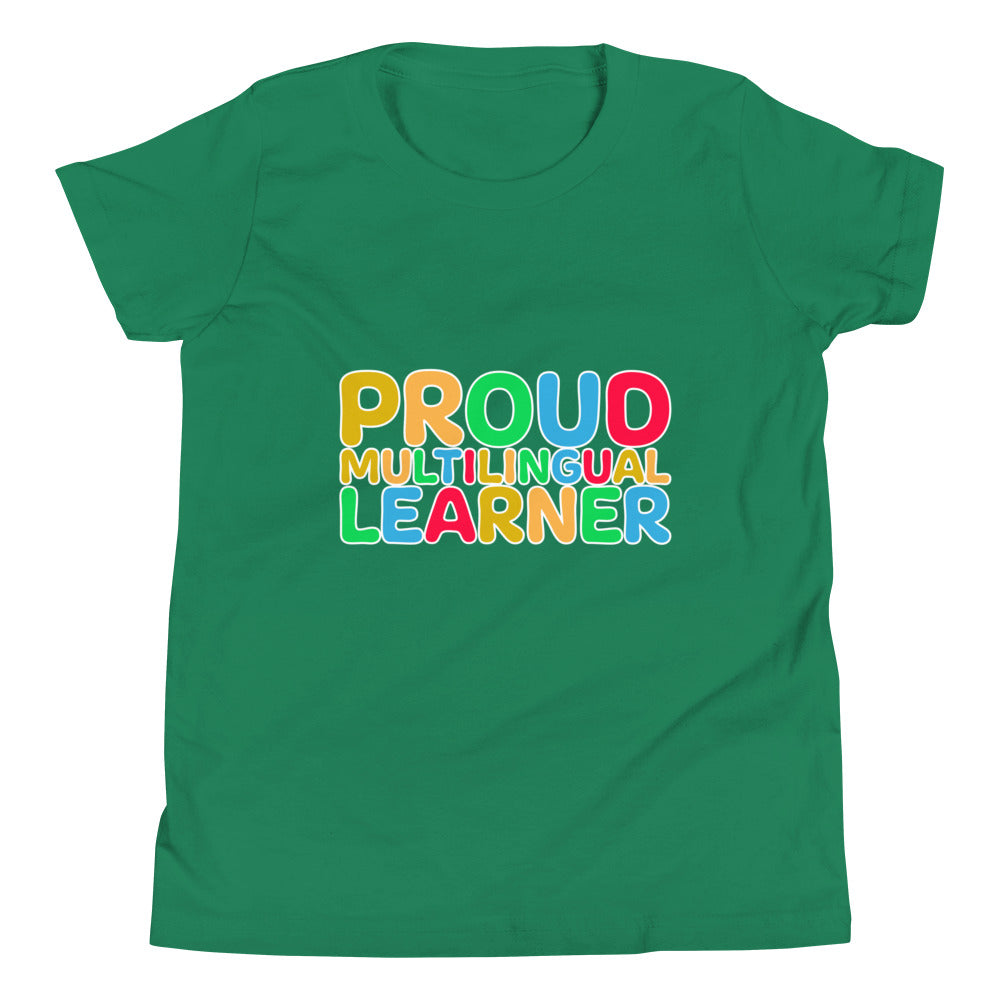 Proud Multilingual Youth Short Sleeve T-Shirt