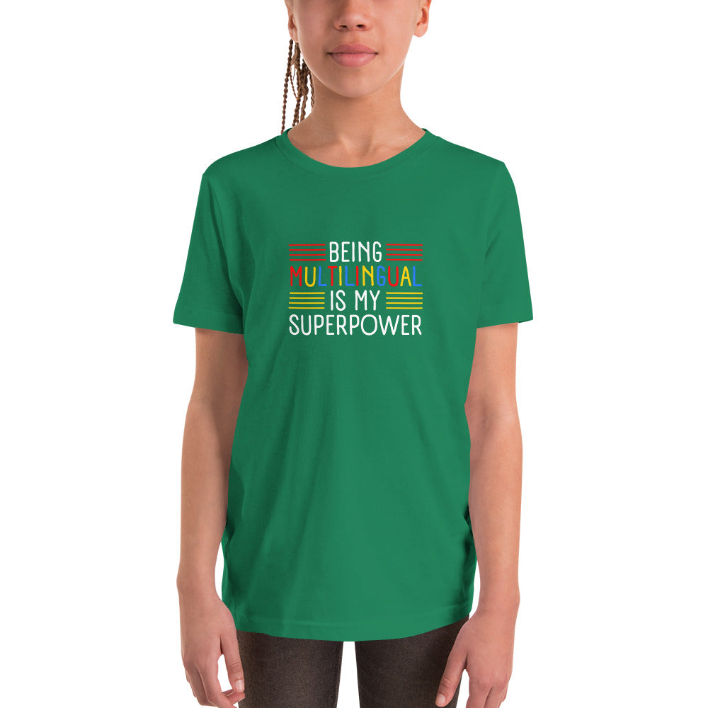 Multilingual Superpower Youth T-Shirt