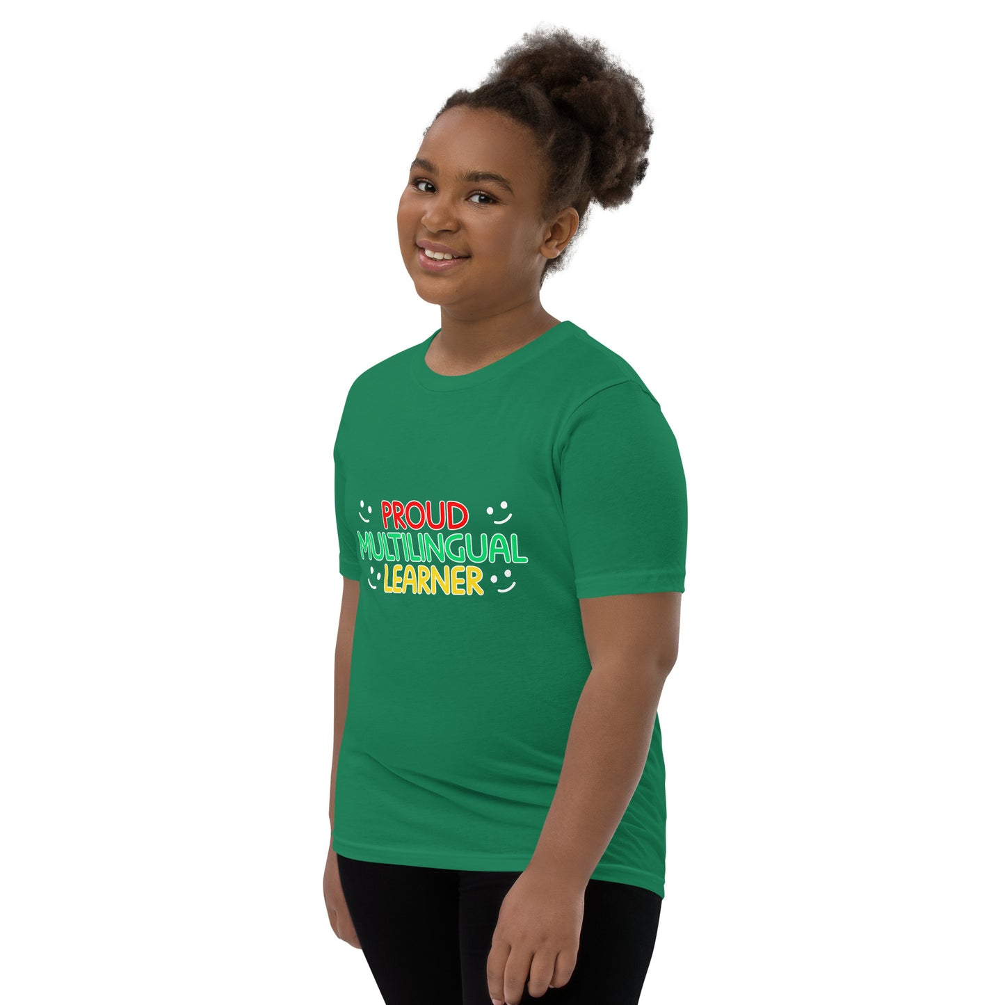 Proud Multilingual Youth Short Sleeve T-Shirt