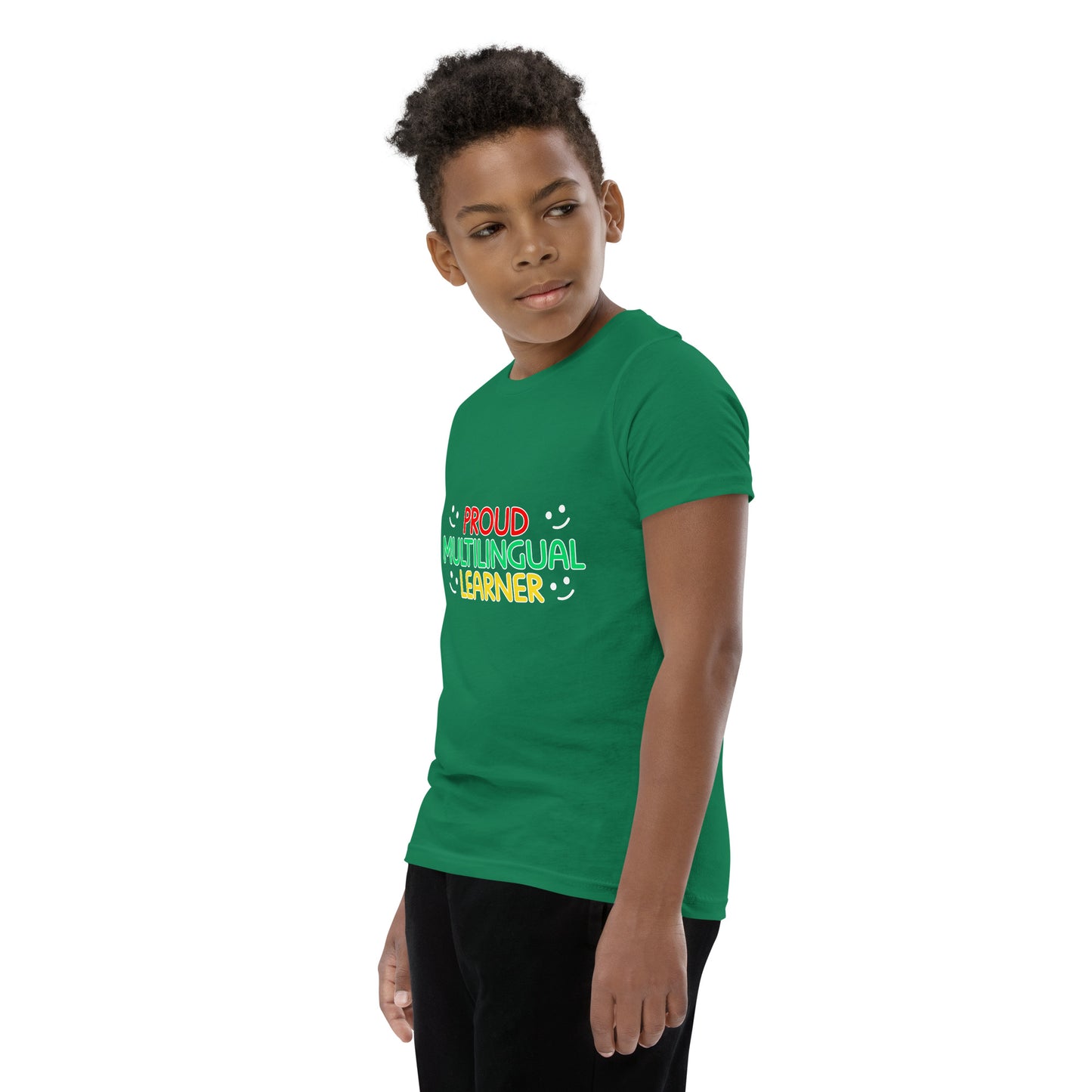 Proud Multilingual Youth Short Sleeve T-Shirt