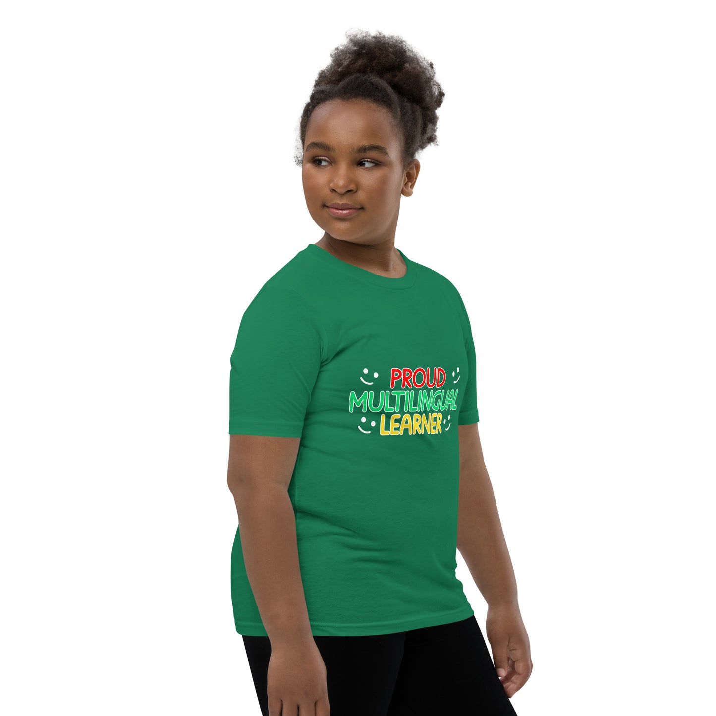 Proud Multilingual Youth Short Sleeve T-Shirt