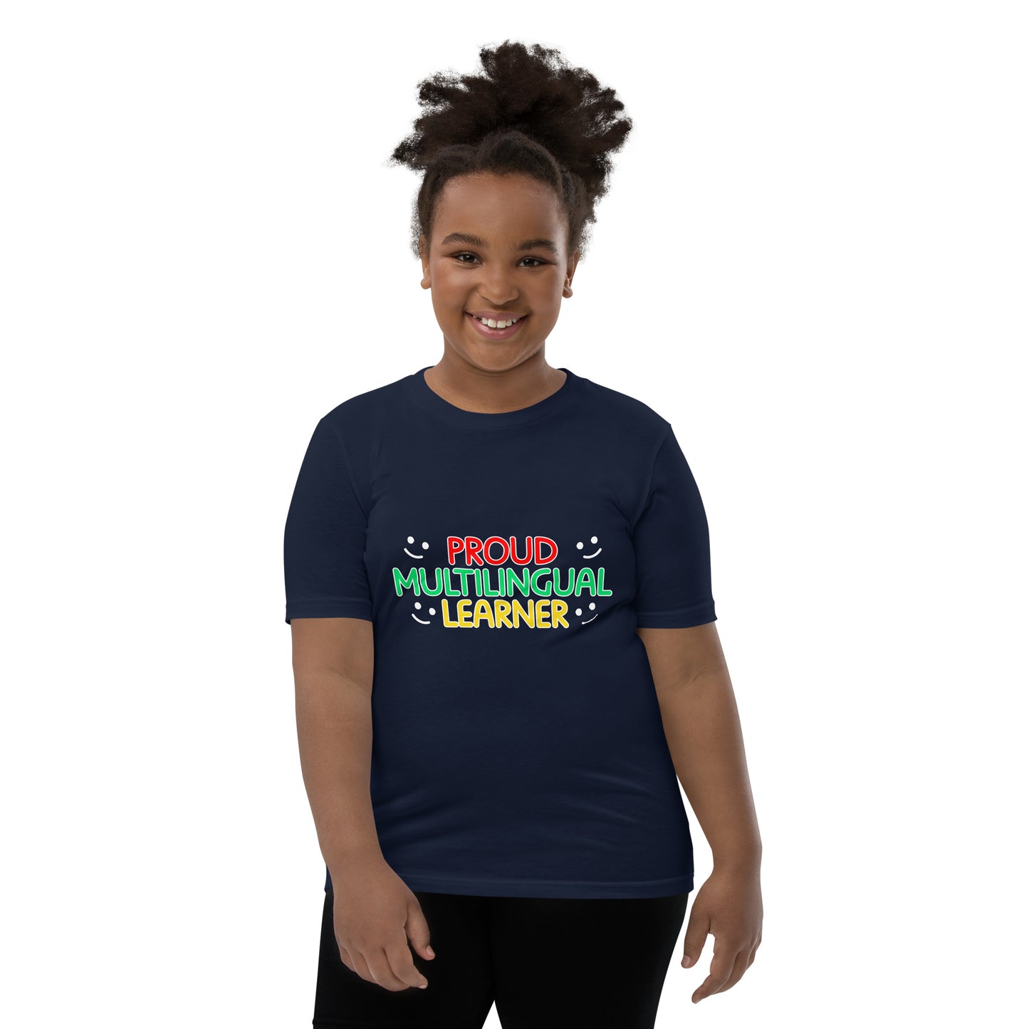Proud Multilingual Youth Short Sleeve T-Shirt