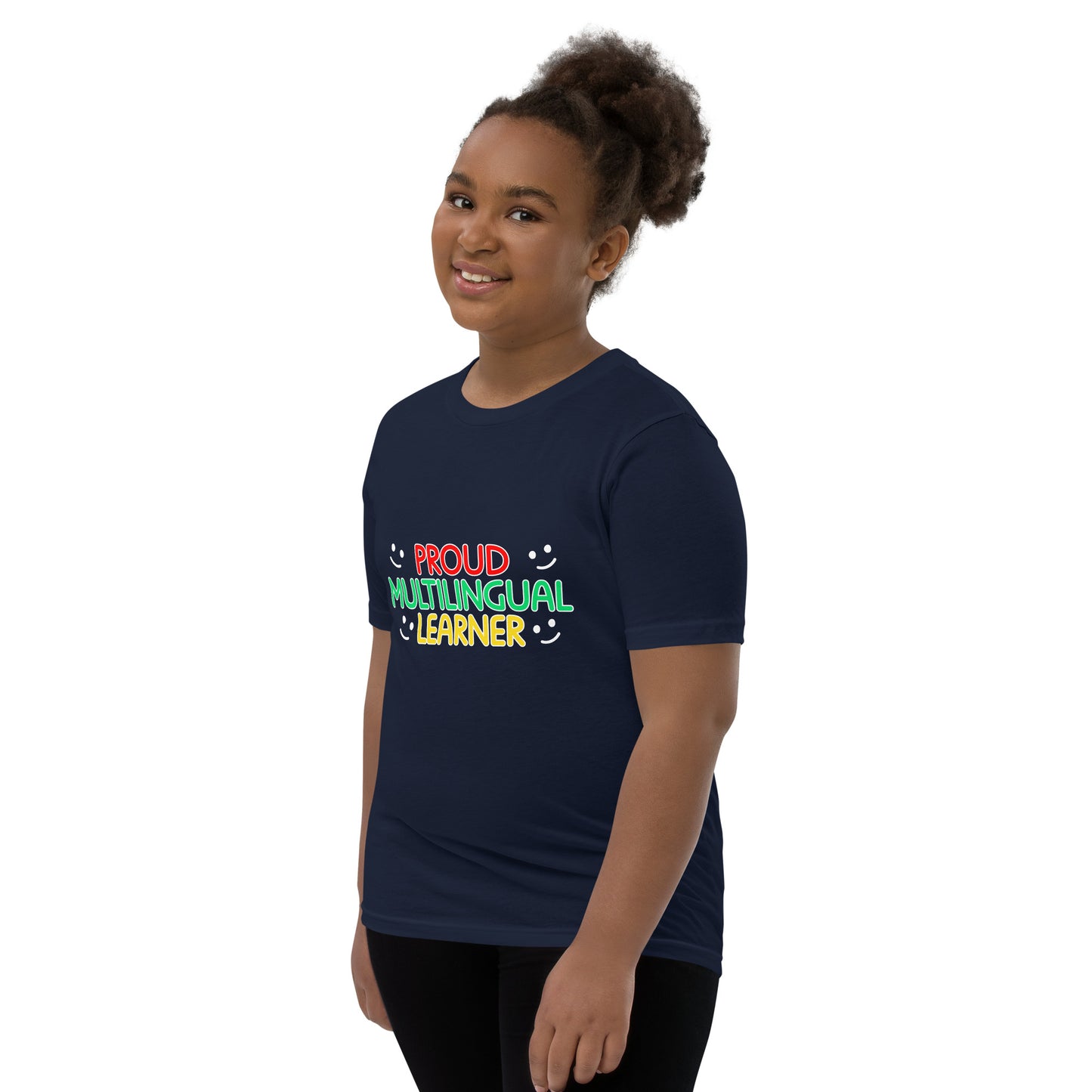 Proud Multilingual Youth Short Sleeve T-Shirt