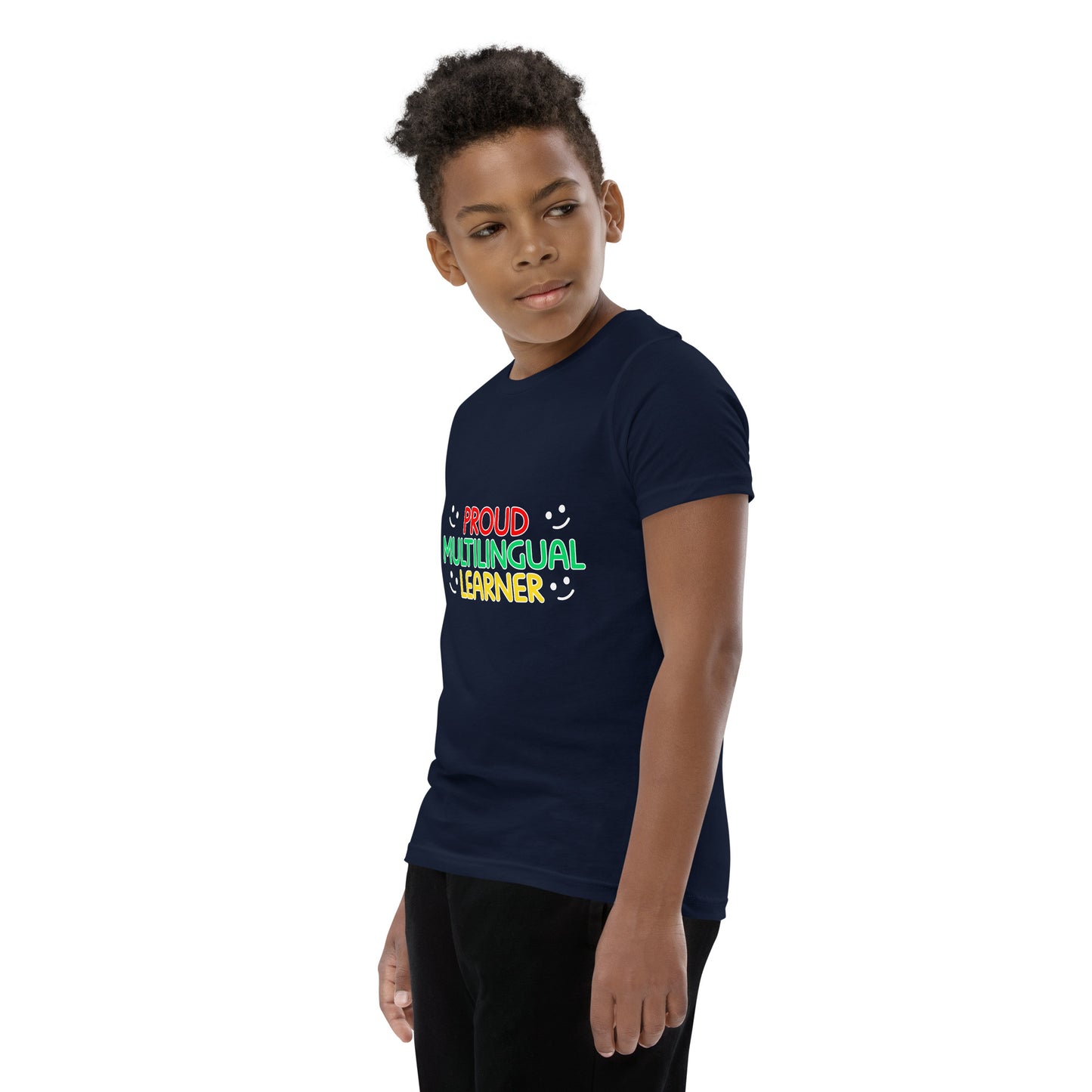 Proud Multilingual Youth Short Sleeve T-Shirt