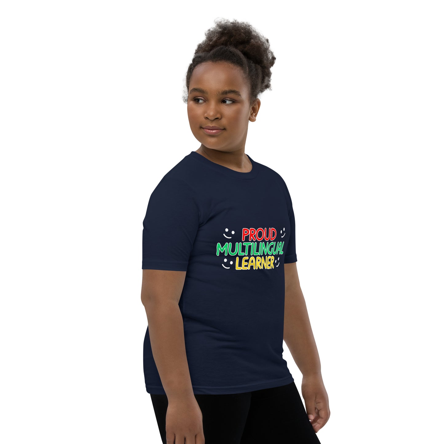 Proud Multilingual Youth Short Sleeve T-Shirt