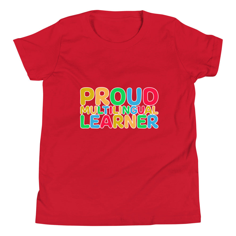 Proud Multilingual Youth Short Sleeve T-Shirt