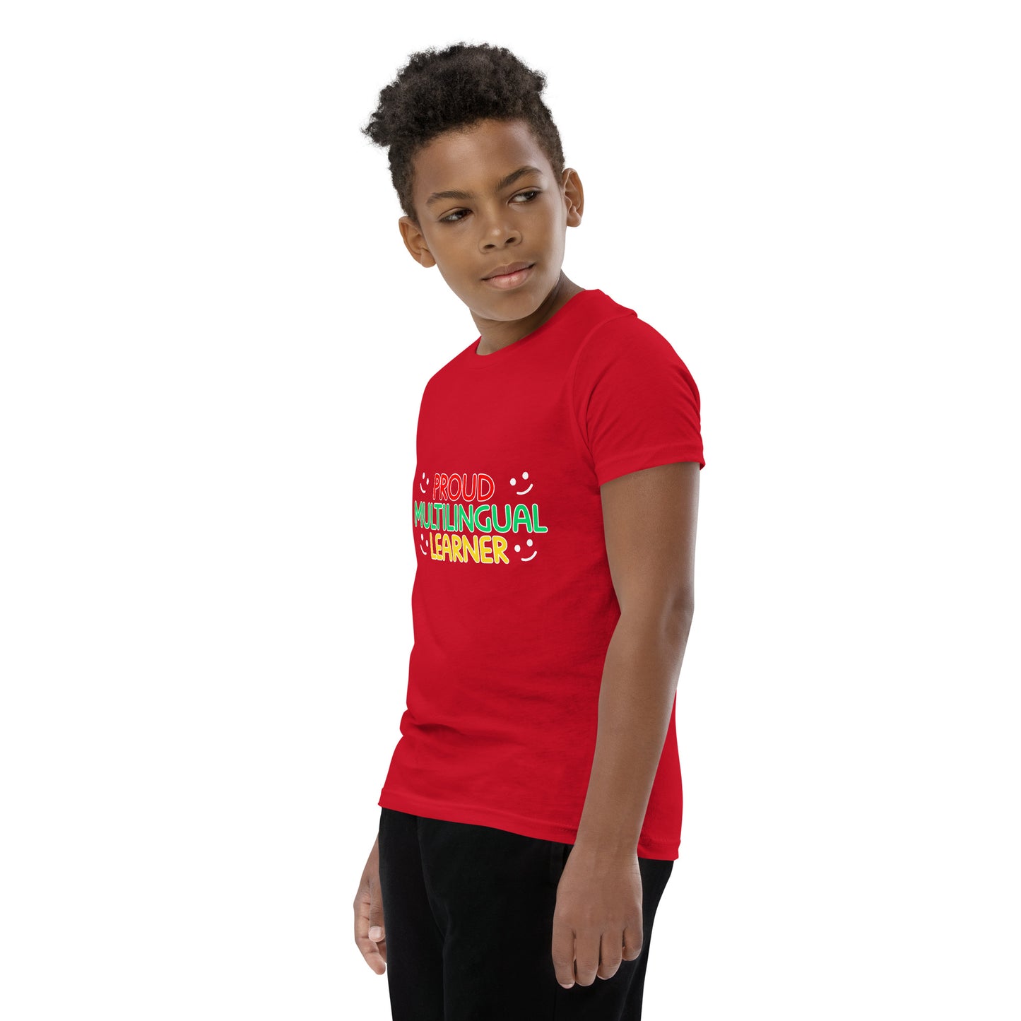 Proud Multilingual Youth Short Sleeve T-Shirt