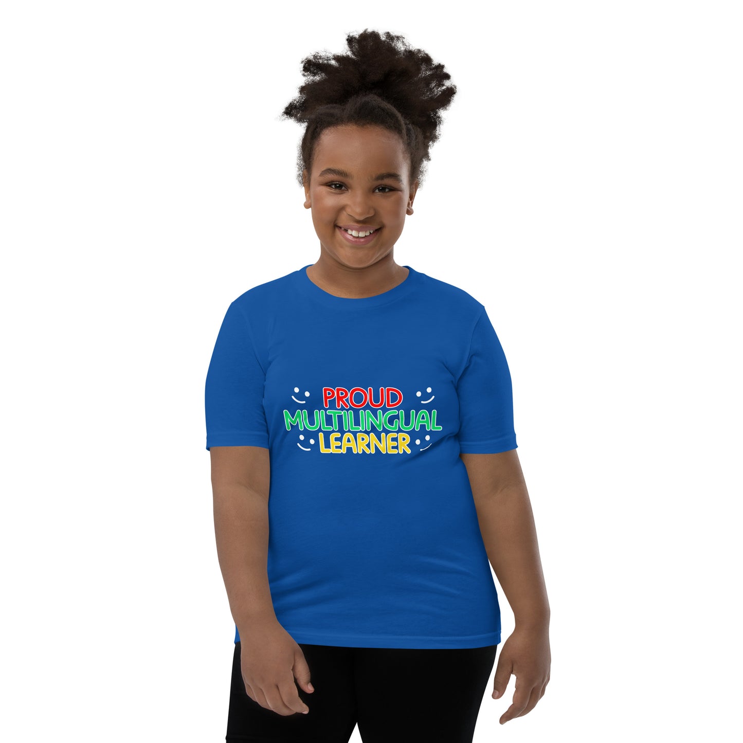 Proud Multilingual Youth Short Sleeve T-Shirt