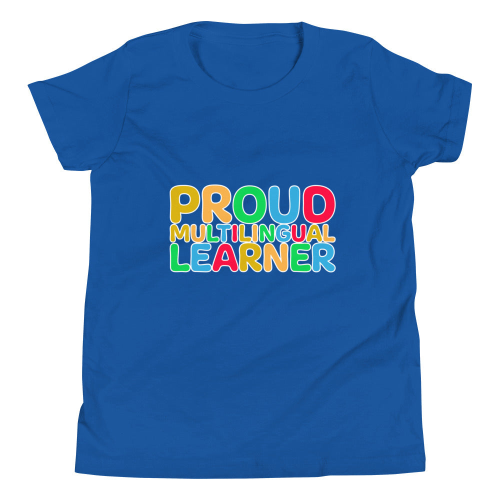 Proud Multilingual Youth Short Sleeve T-Shirt