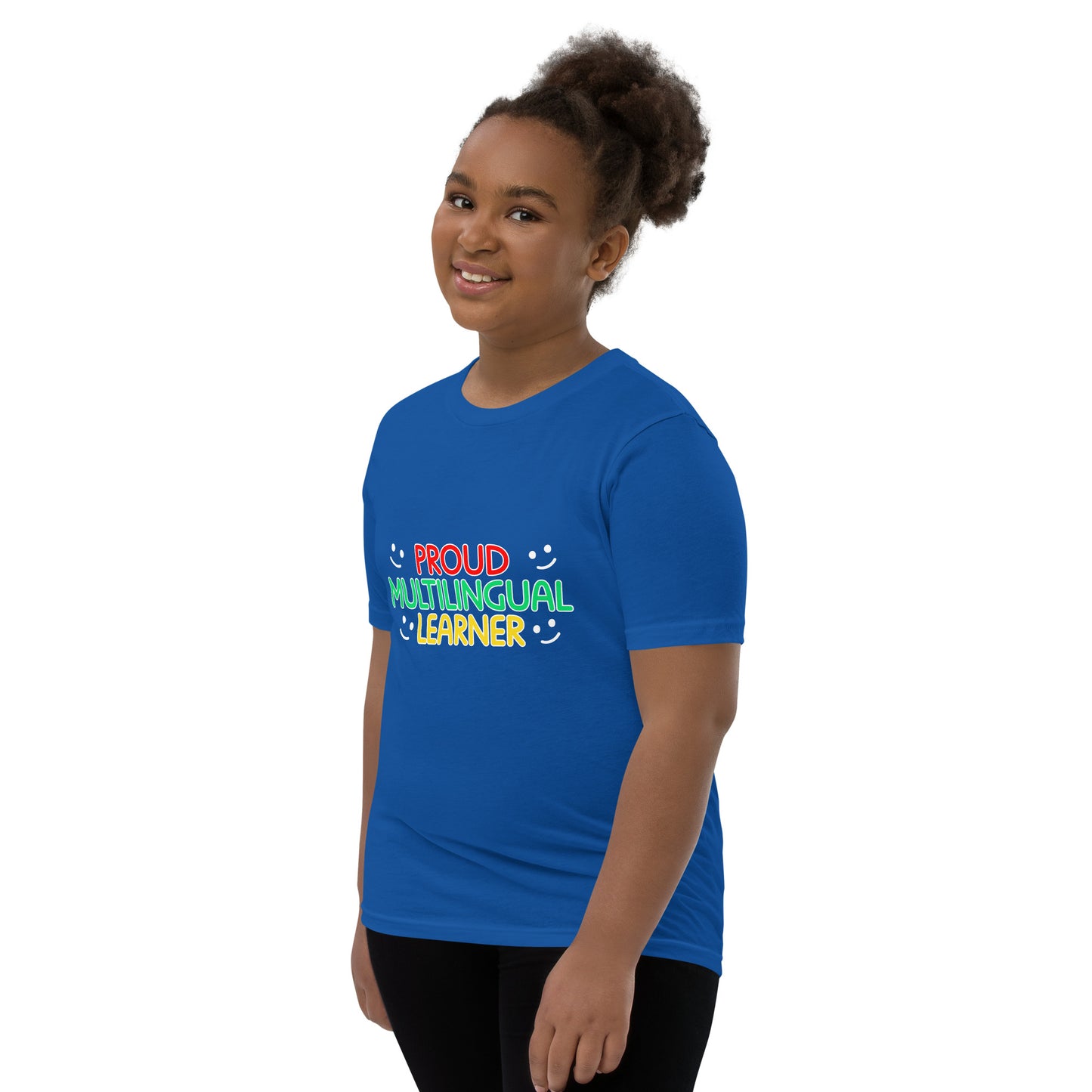 Proud Multilingual Youth Short Sleeve T-Shirt