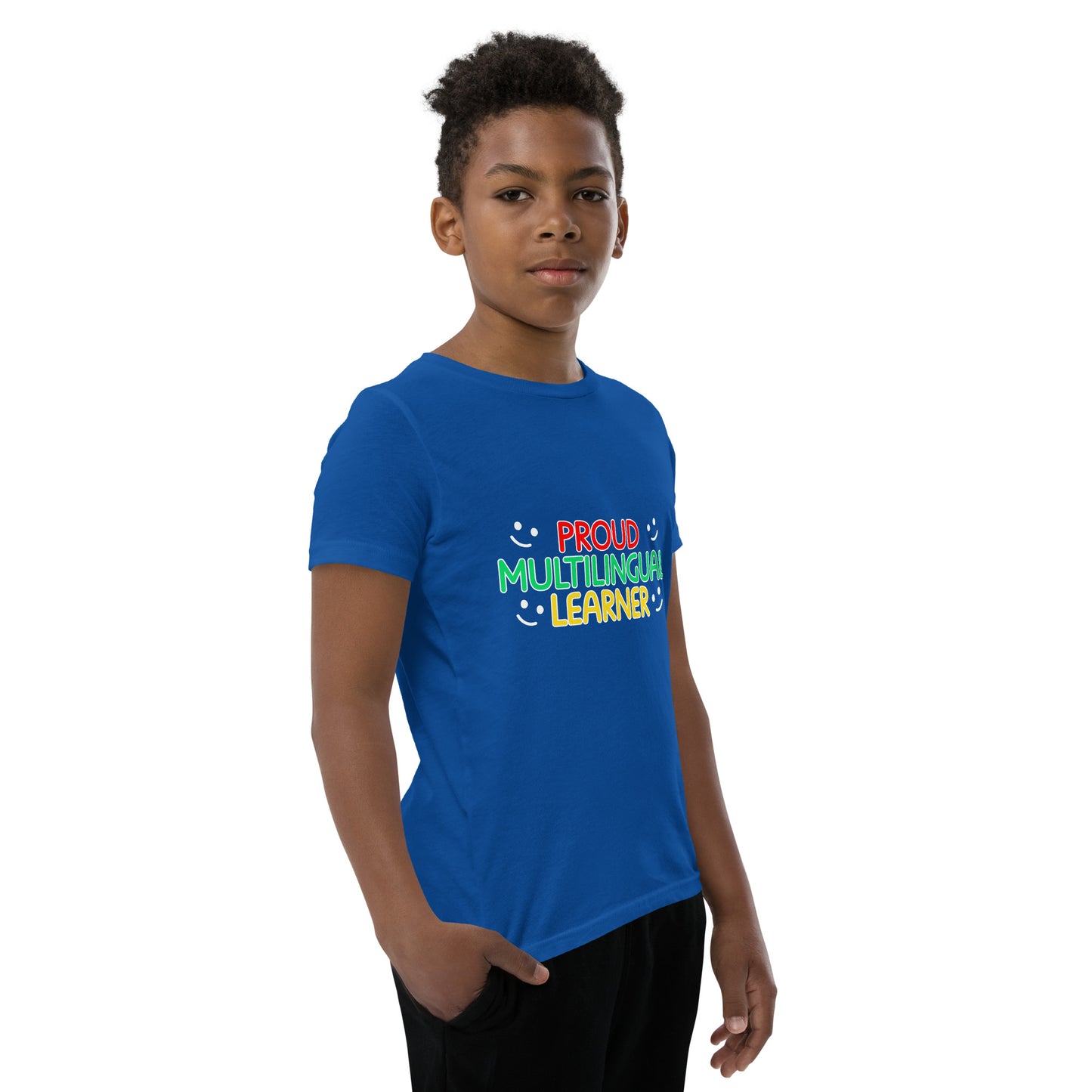Proud Multilingual Youth Short Sleeve T-Shirt