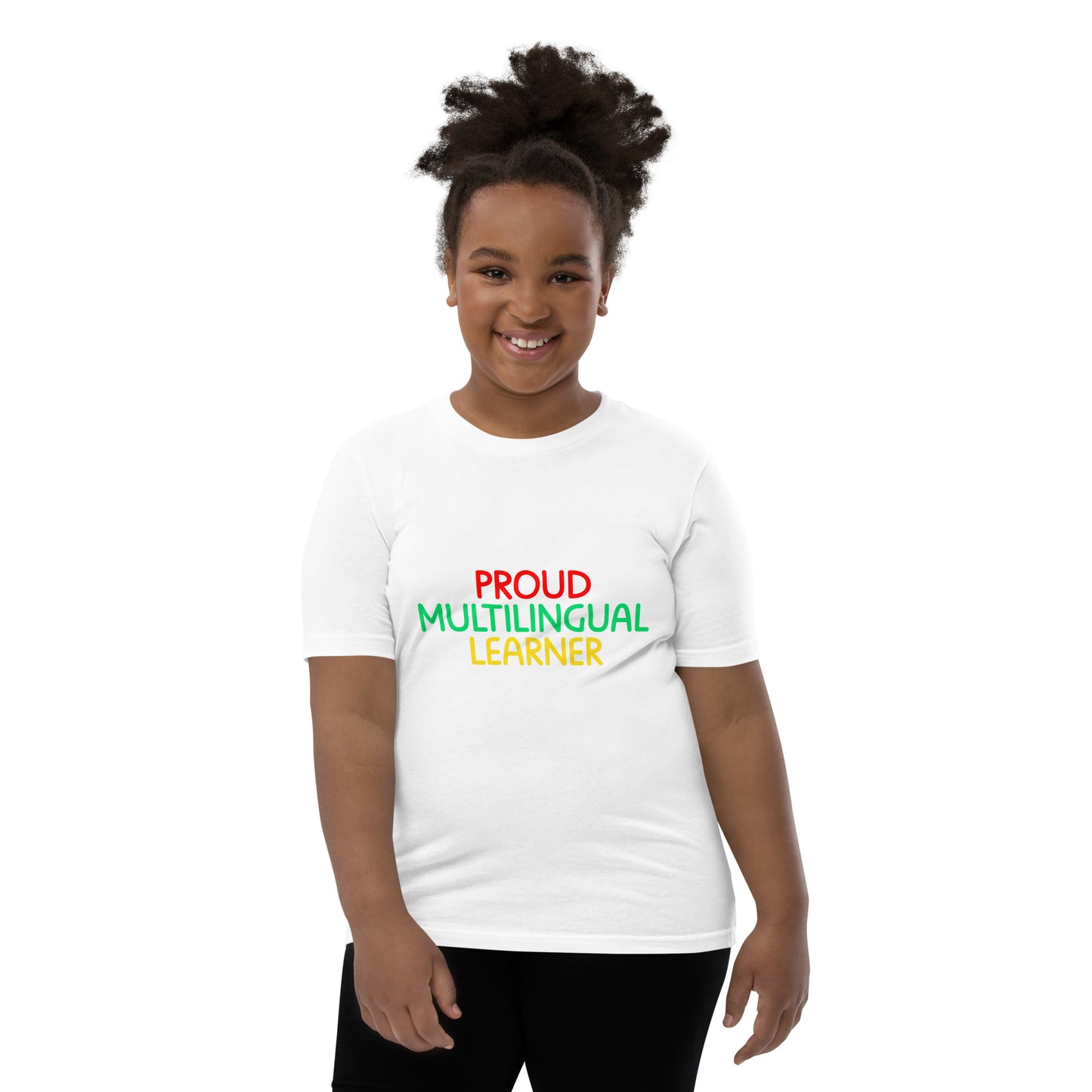 Proud Multilingual Youth Short Sleeve T-Shirt