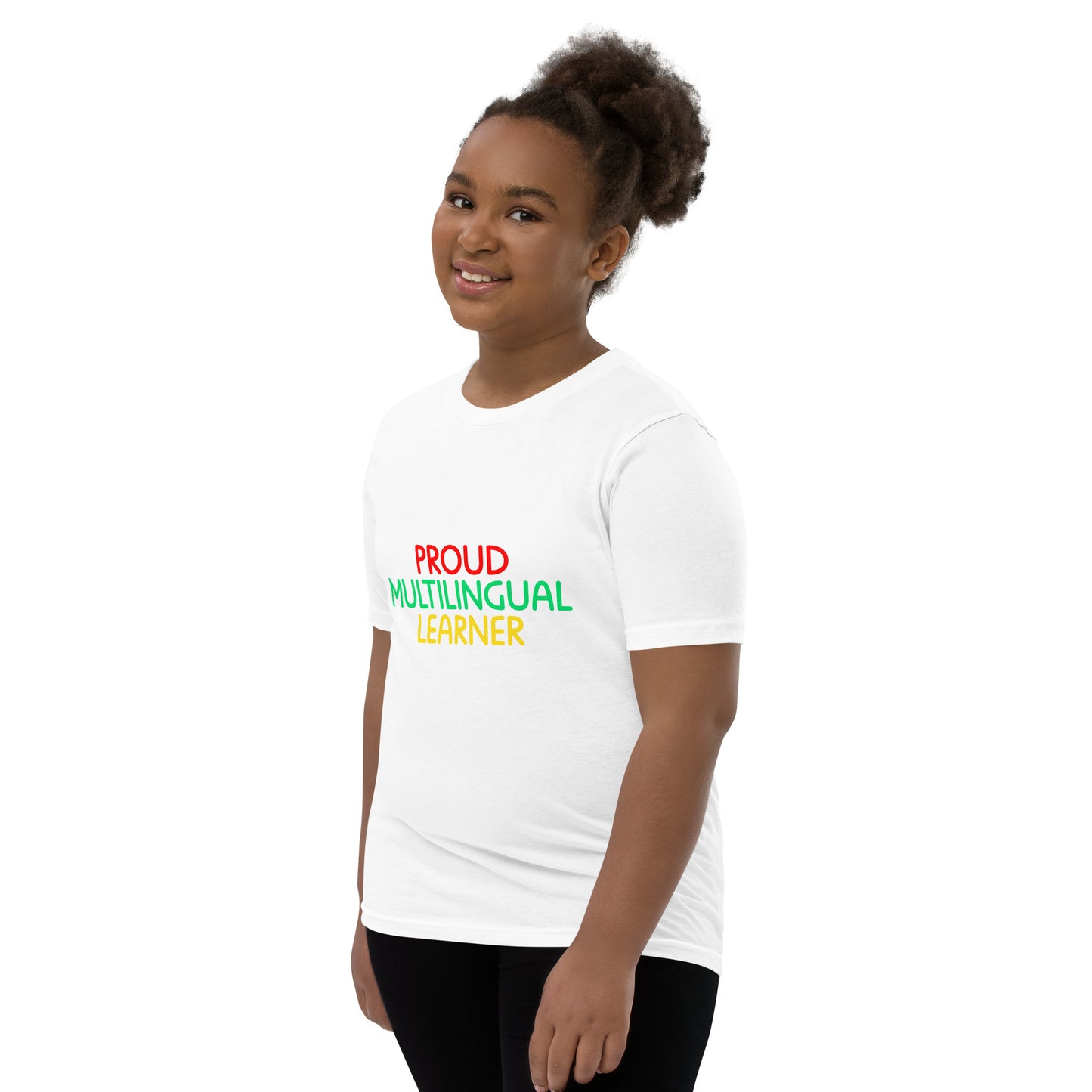Proud Multilingual Youth Short Sleeve T-Shirt