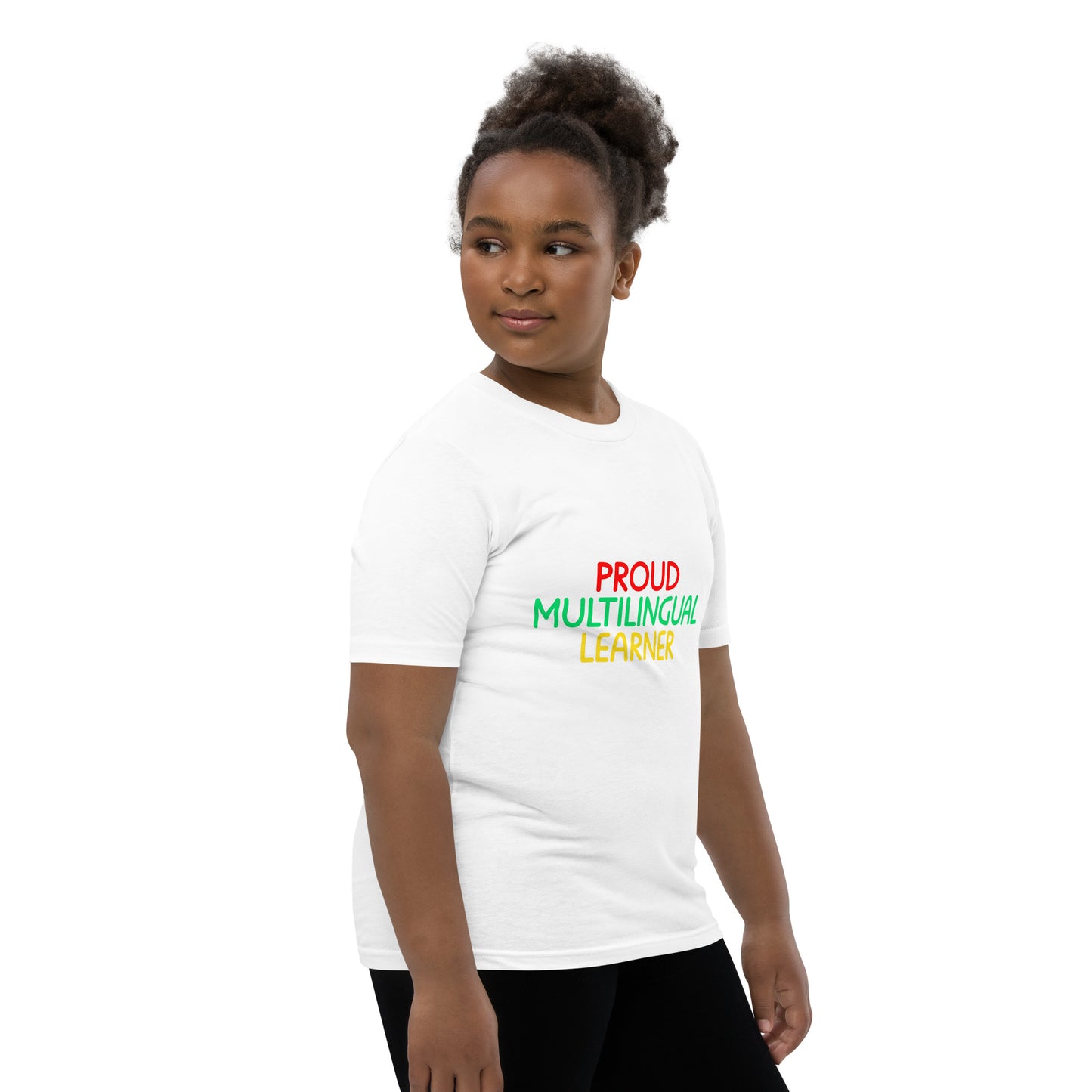 Proud Multilingual Youth Short Sleeve T-Shirt