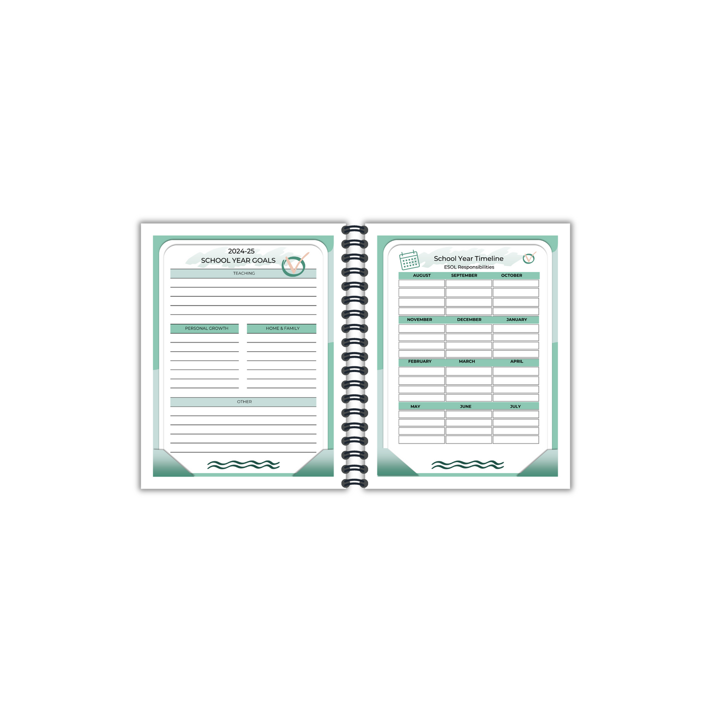 ESL Teacher Planner (PDF Printable)