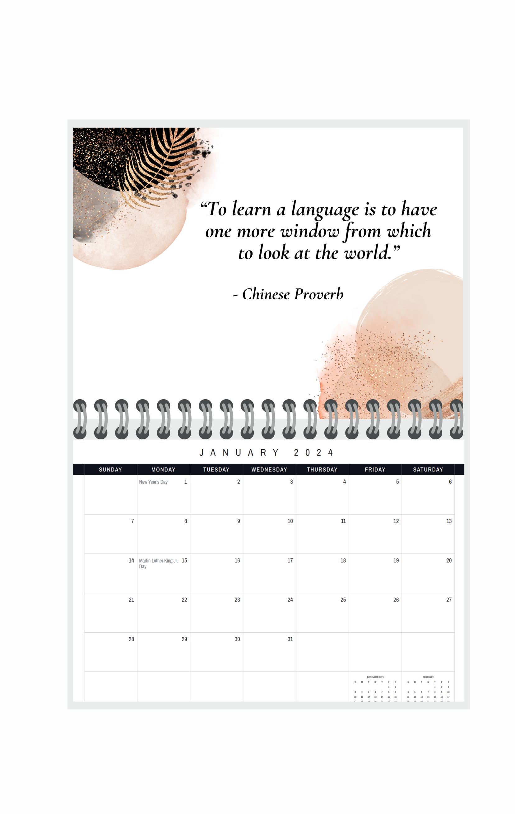 calendar quotes