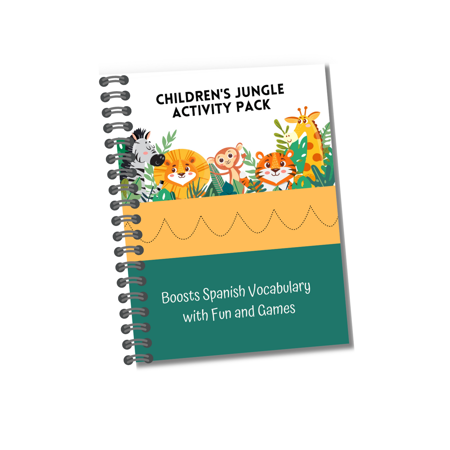 Children's Spanish Jungle Activity Pack