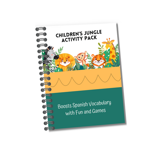 Children's Spanish Jungle Activity Pack - Paperback