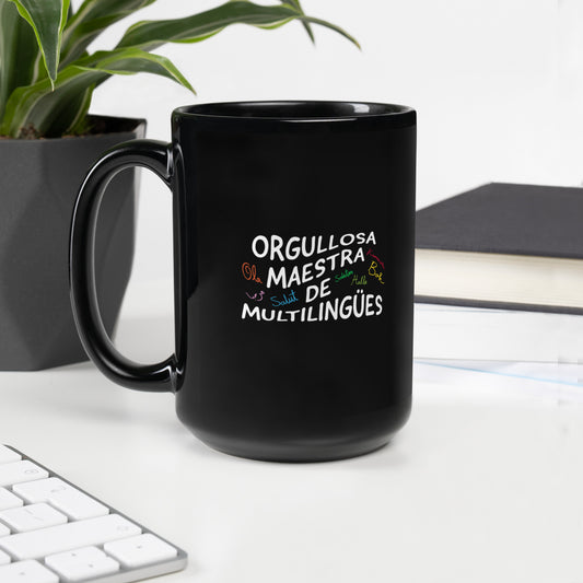 Proud Multilingual Learner Teacher Mug (In Spanish)