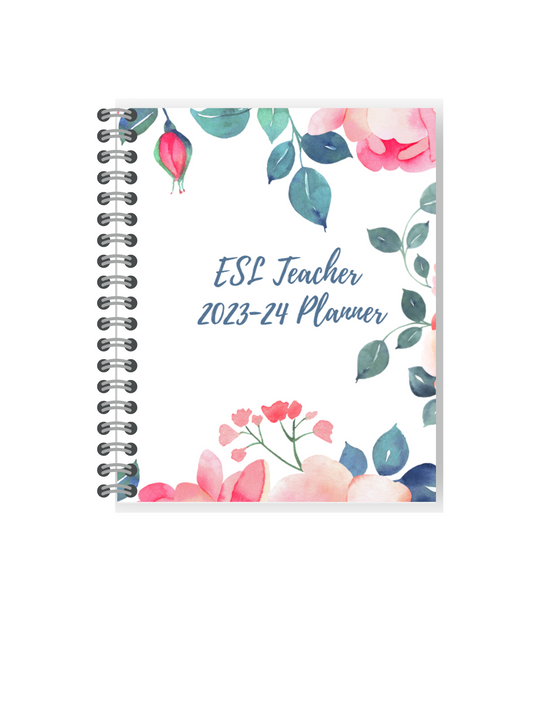 Planificador de colores para maestros de ESL 2023-24 