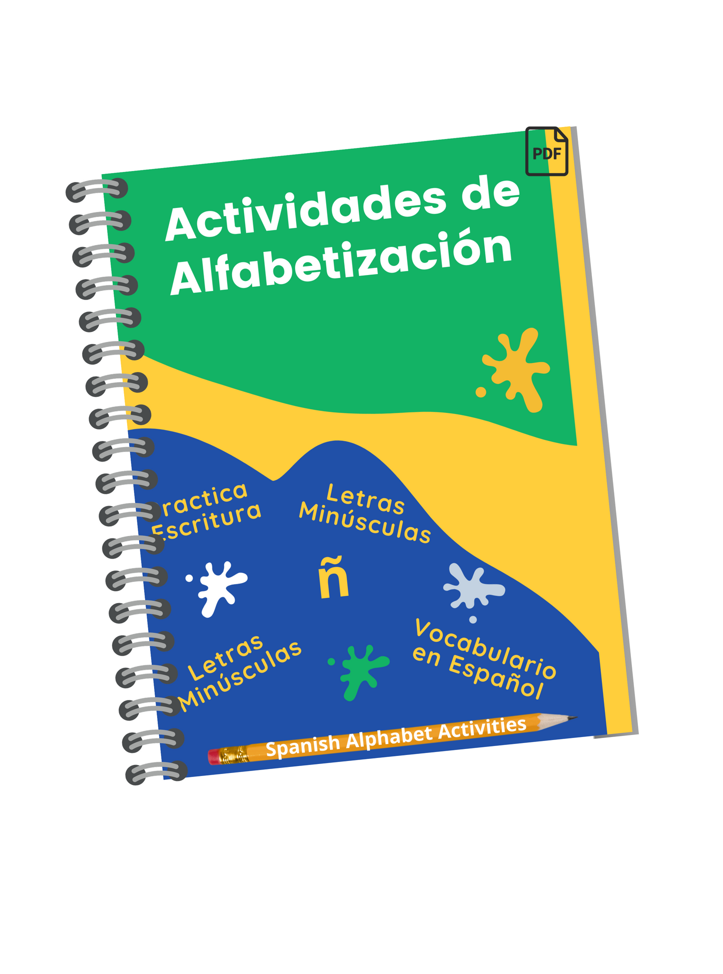 Spanish Alphabet Learning Book Activity (PDF)