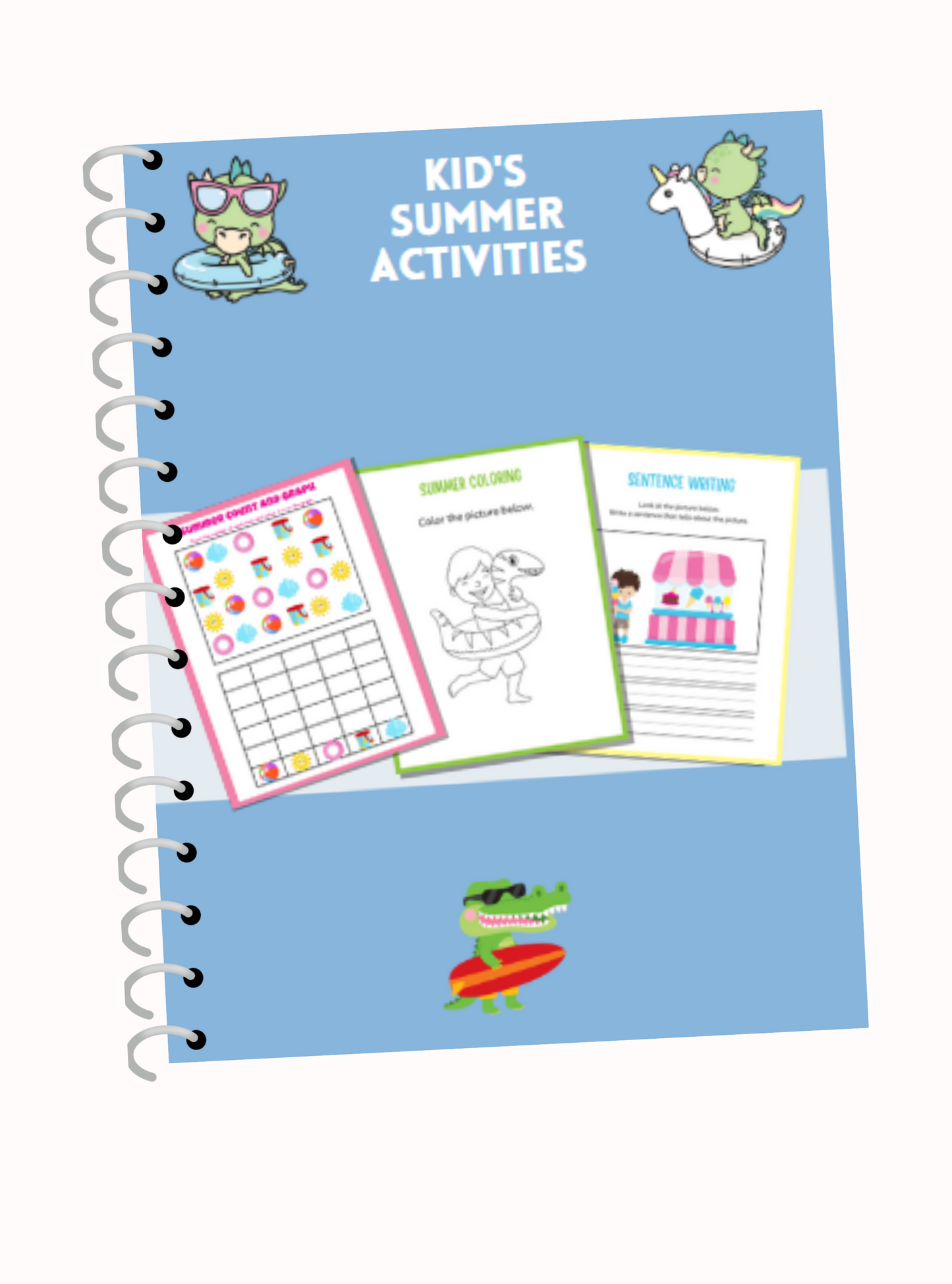 Kid's Summer Activity Book  (Printable)