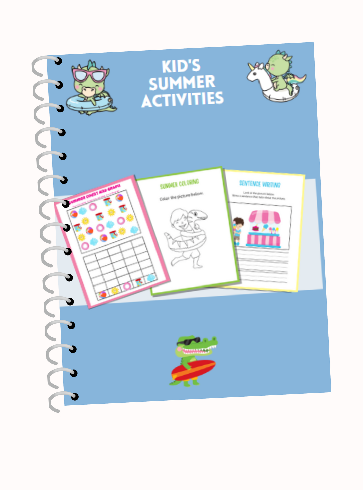 Libro de actividades de verano para niños (imprimible)