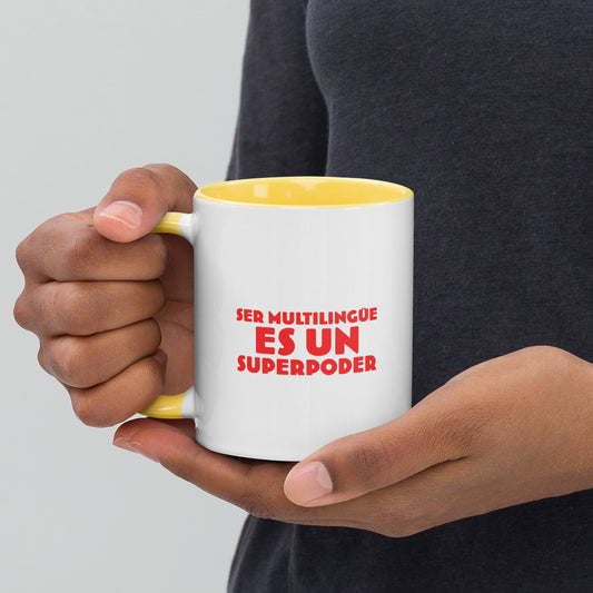 Superpoder Mug with Color Inside