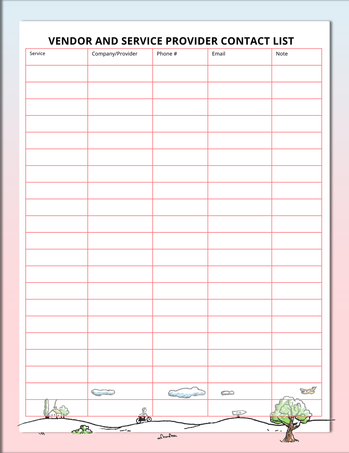 Family Moving Planner