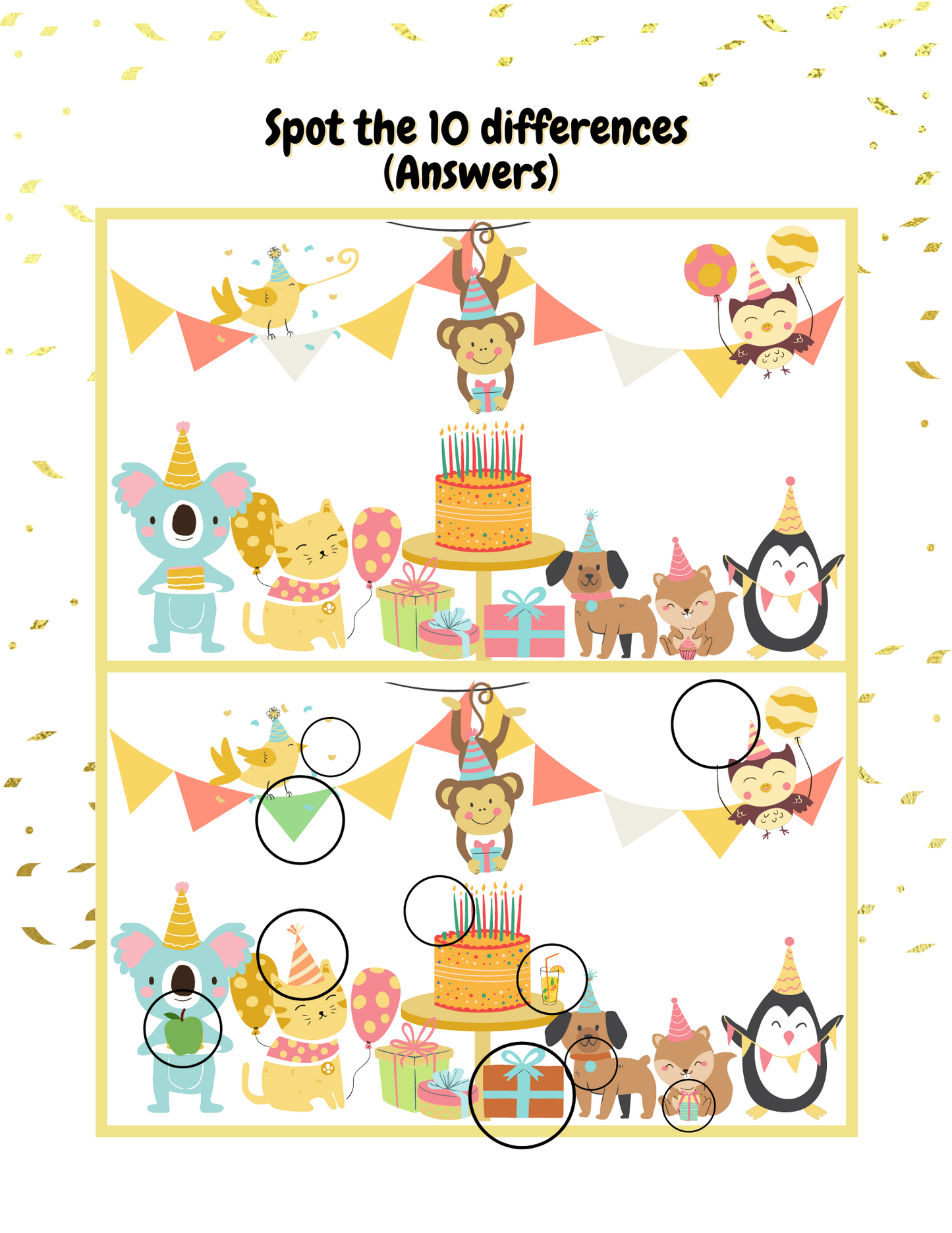 Party Animals Activity Pack (Printable)